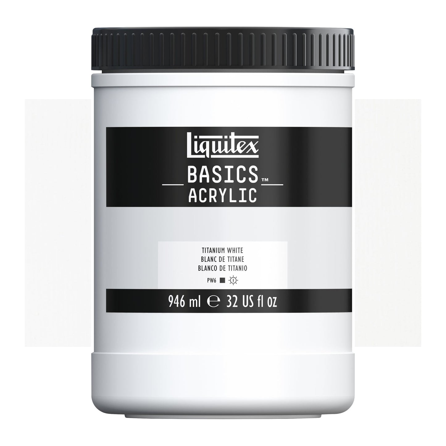 ACRILICA LIQUITEX BASICS 946ML TITANIUM WHITE (432)