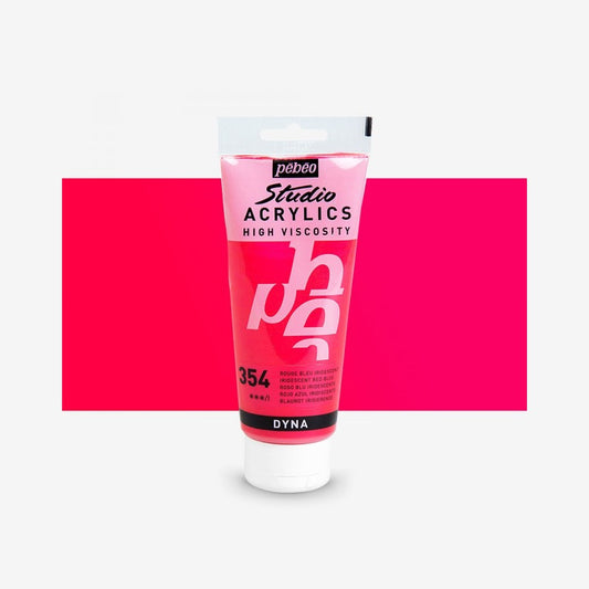 ACRILICA PEBEO STUDIO HV  100ML 354 VERMELHO AZULADO IRIDESCENTE 832354