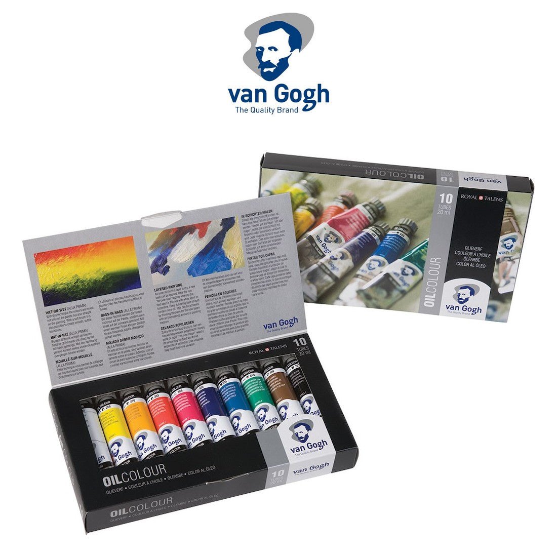 ESTOJO OLEO TALENS VAN GOGH 10 CORES