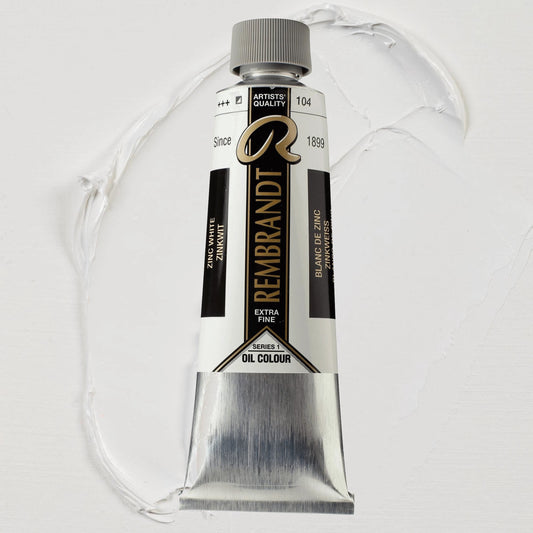 OLEO TALENS REMBRANDT 150ML 104 ZINC WHITE (CARTAMO)