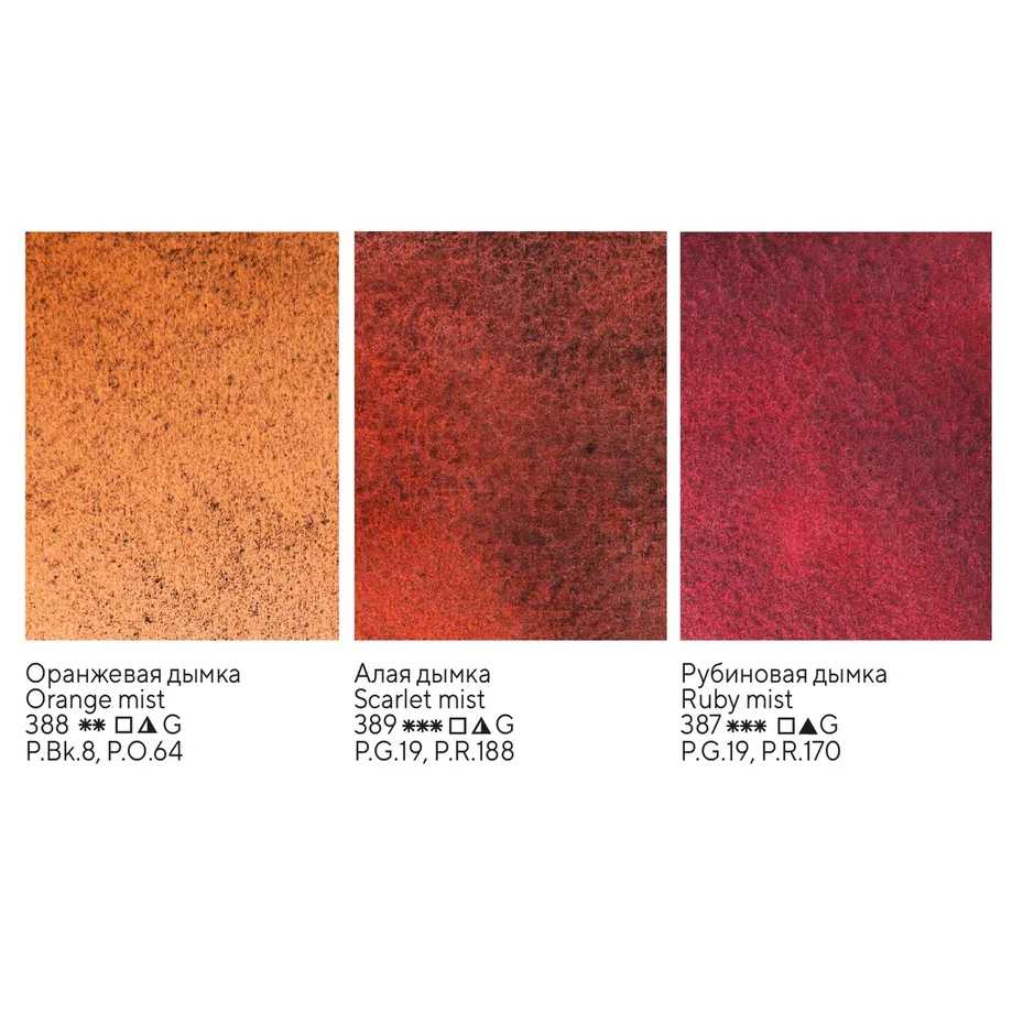 ESTOJO AQUARELA WHITE NIGHTS 03 TUBOS GRANULADAS TONS DO FOGO 2529