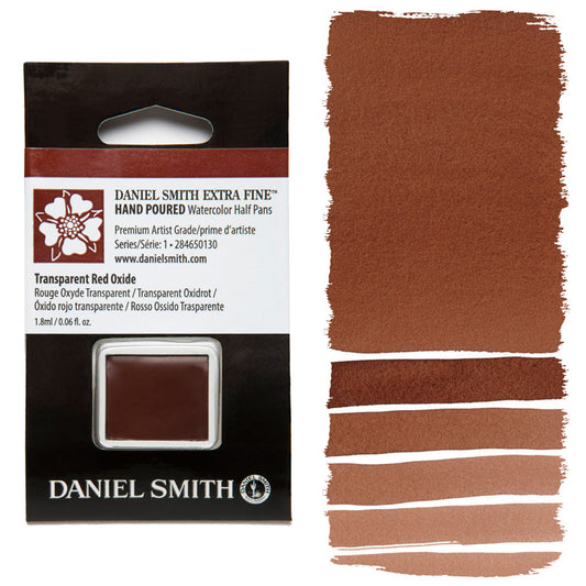 AQUARELA DANIEL SMITH HALF PAN TRANSPARENT RED OXIDE 130
