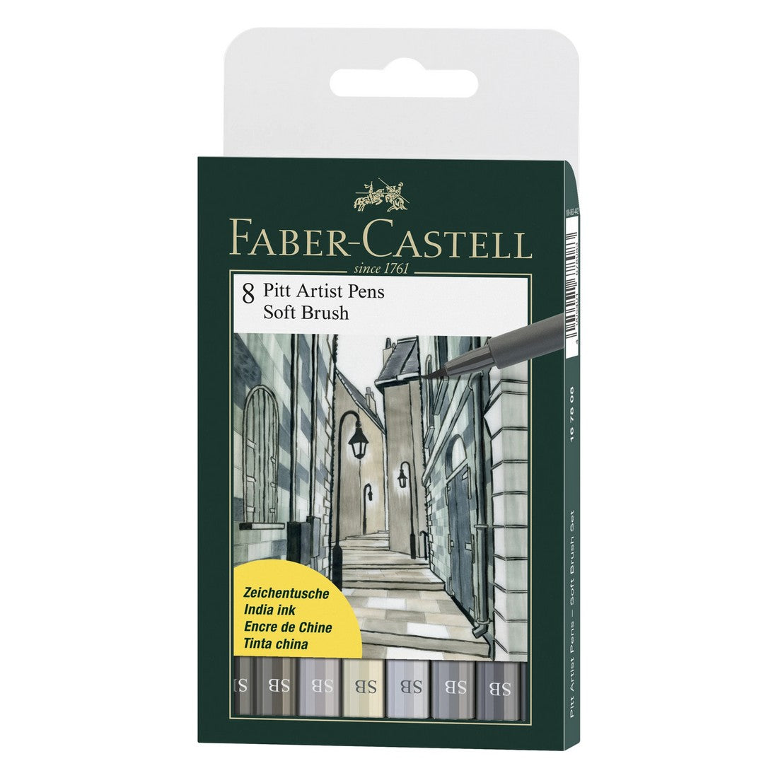 CANETA FABER CASTELL PITT 08 BRUSH GREY (TONS CINZA) 167808