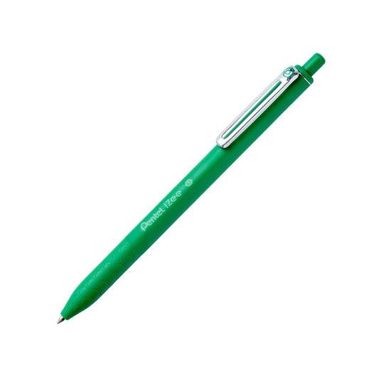 CANETA ESFEROGRAFICA PENTEL RETRATIL IZEE 0,7mm VERDE