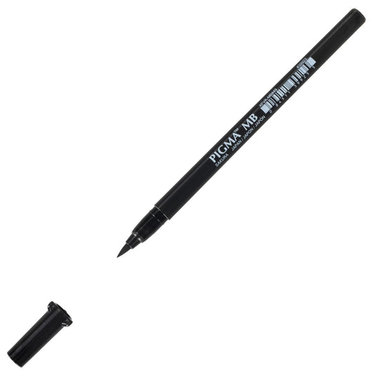 CANETA SAKURA PIGMA BRUSH PROFESSIONAL MEDIO MB PRETO