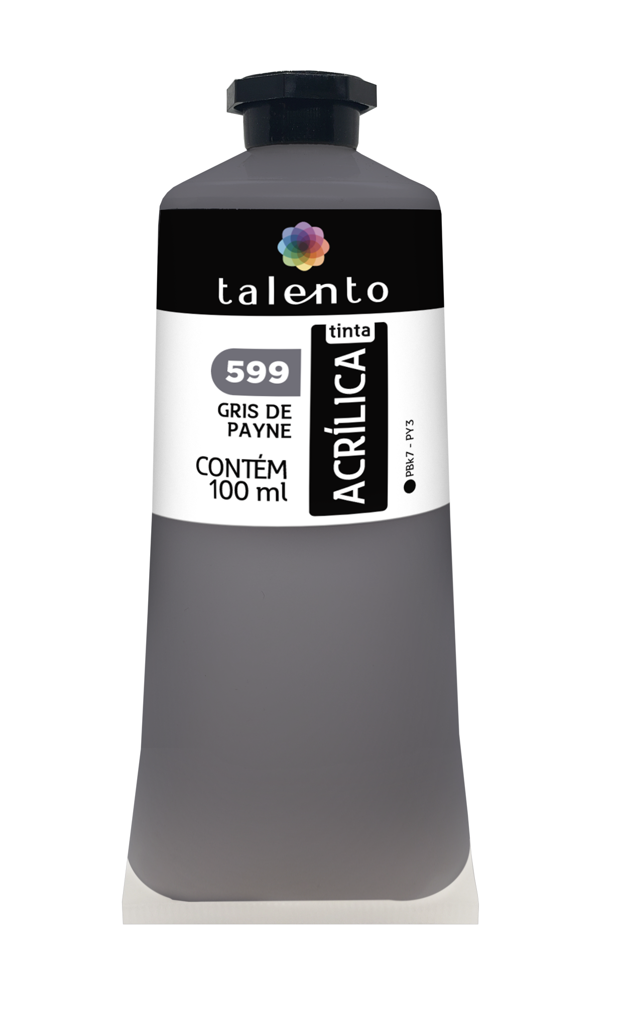 ACRILICA TALENTO 100ML 599 GRIS DE PAYNE
