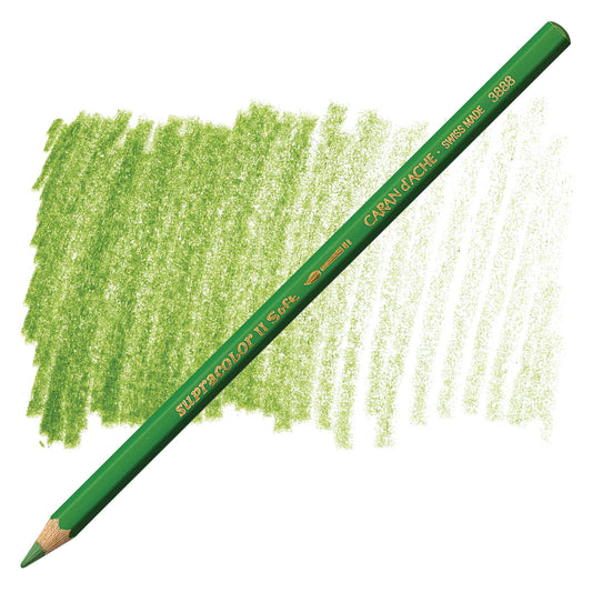 LAPIS AQUARELAVEL CARAN D´ACHE SUPRACOLOR 225 MOSS GREEN 3888225