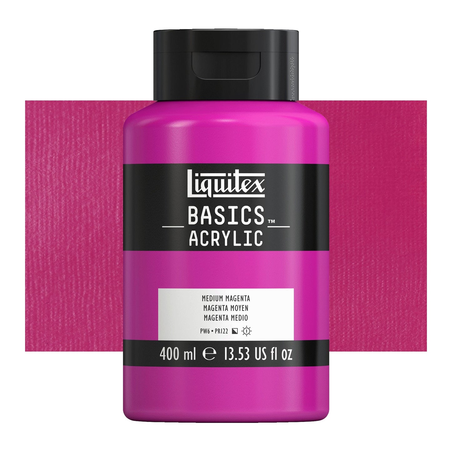 ACRILICA LIQUITEX BASICS 400ml 711 MEDIUM MAGENTA