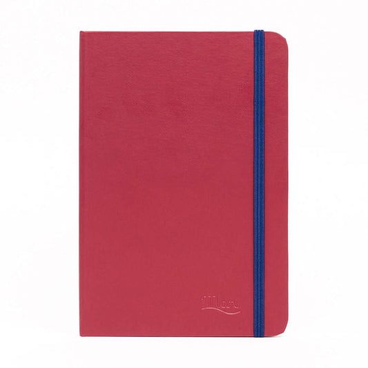 SKETCH BOOK MAR VERMELHO A5 C/ PAUTA 80FLS