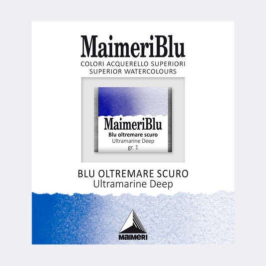 AQUARELA MAIMERIBLU ARTISTS HALF PAN 392 ULTRAMARINE DEEP