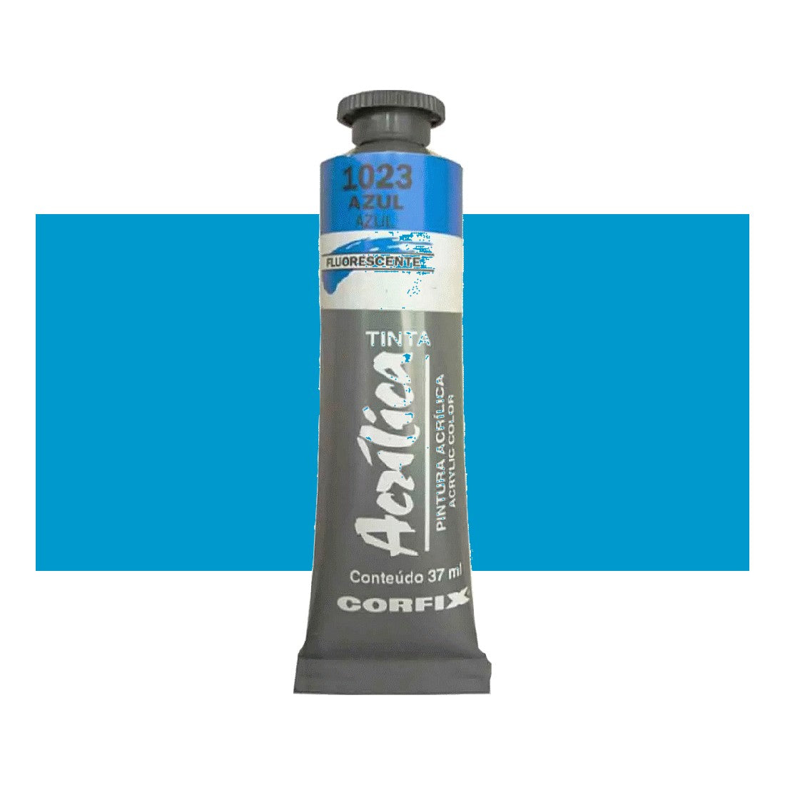 ACRILICA CORFIX FLUORESCENTE 37ML 1023 AZUL