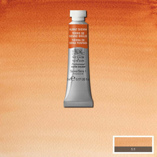AQUARELA WINSOR NEWTON ARTISTS 5ml 074 BURNT SIENNA S1