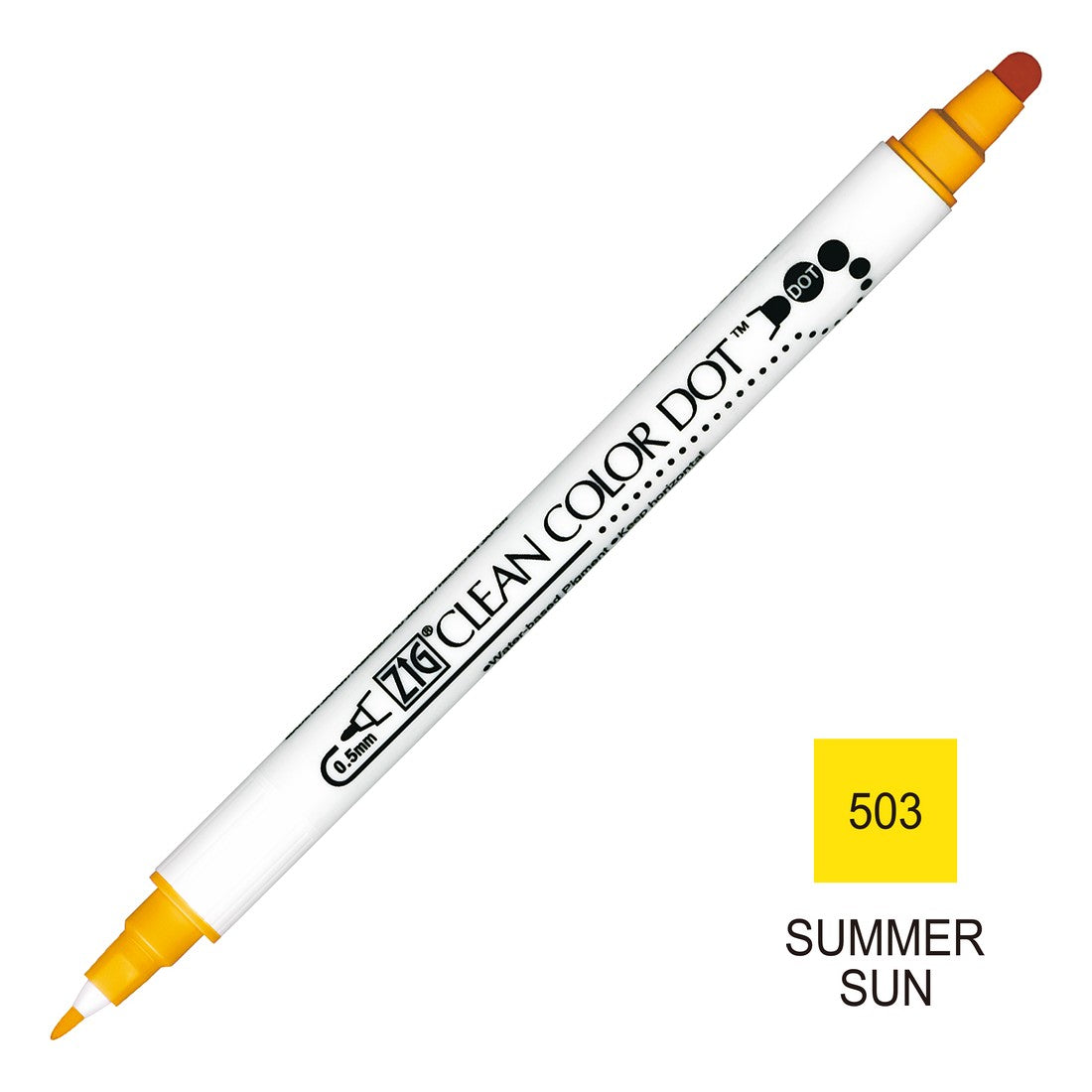 CANETA ZIG CLEAN DOT COLOR DUPLA 503 SUMMER SUN TC6100503