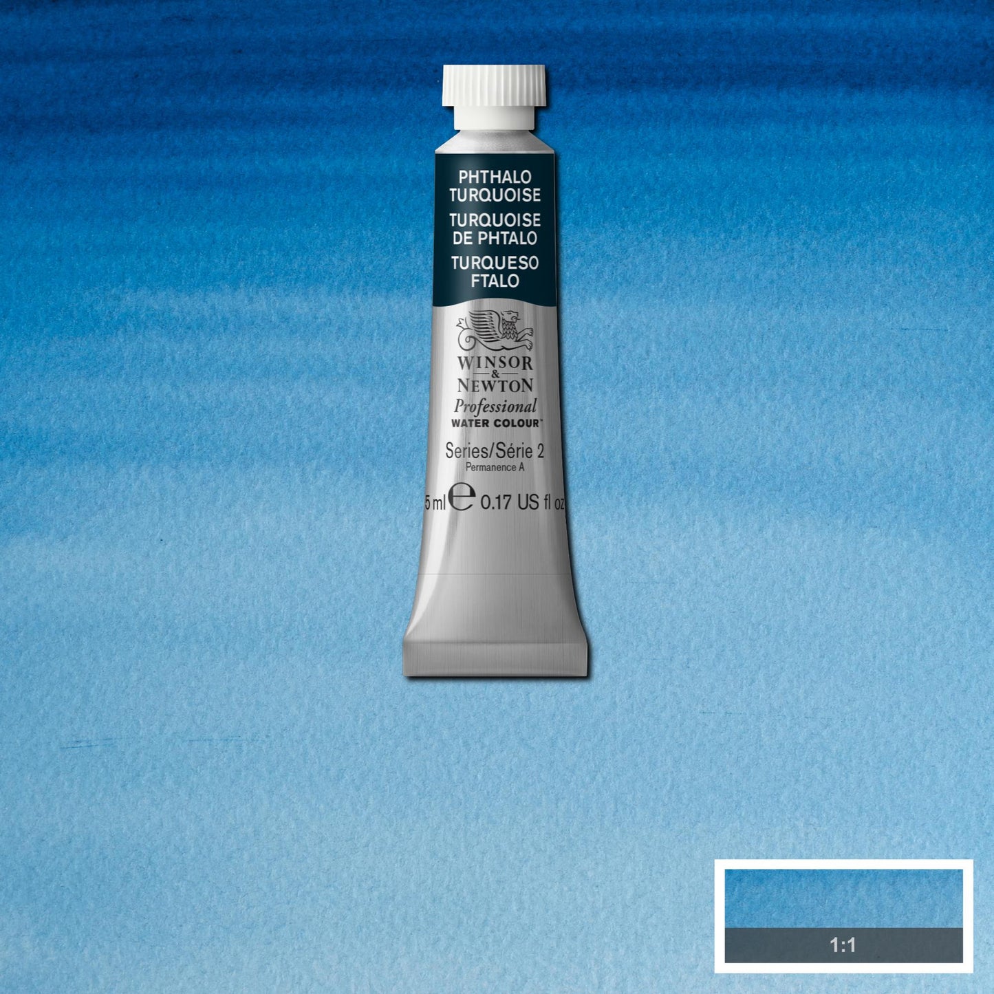 AQUARELA WINSOR NEWTON ARTISTS 5ml 526 PHTHALO TURQUOISE S2