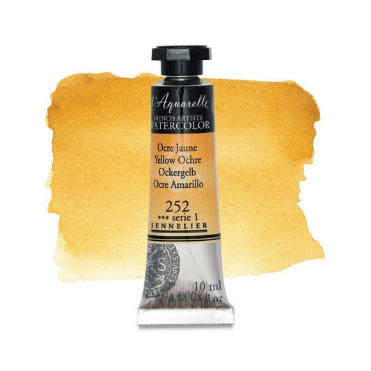 AQUARELA SENNELIER L'AQUARELLE 252 YELLOW OCHRE 10ML S1