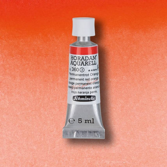 AQUARELA SCHMINCKE HORADAM 5ml 360 Permanent Red Orange S3
