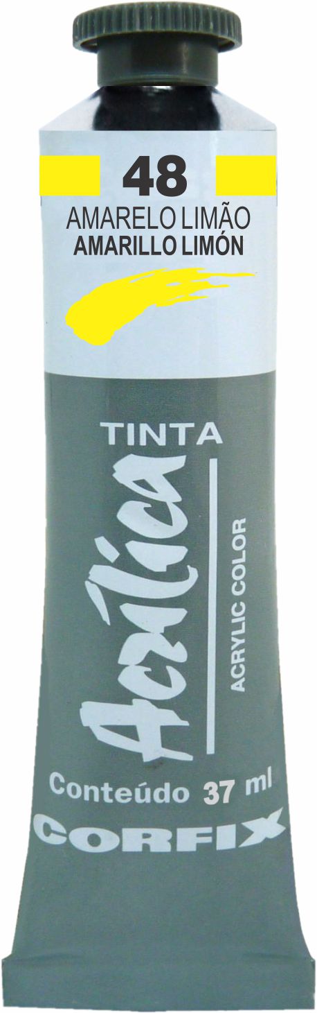 ACRILICA CORFIX 37ML 48 AMARELO LIMAO