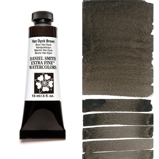 AQUARELA DANIEL SMITH 05ml EXTRA FINE Van Dyck Brown 110
