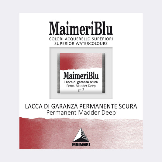 AQUARELA MAIMERIBLU ARTISTS HALF PAN 178 PERMANENT MADDER DEEP