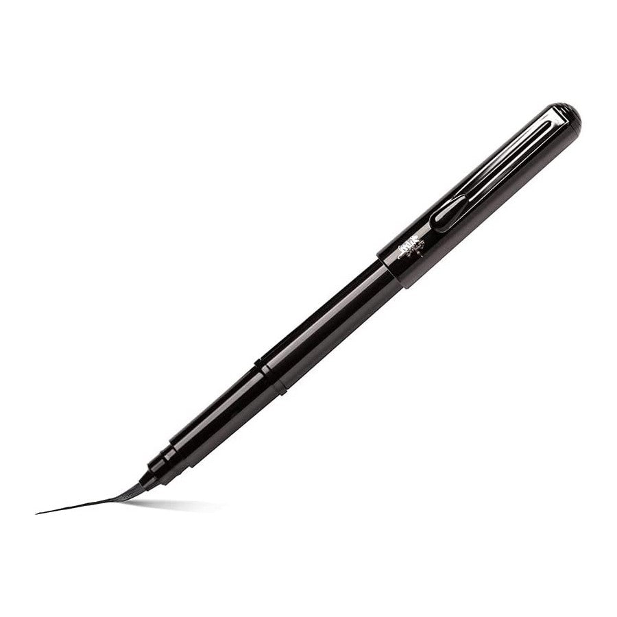 CANETA PENTEL POCKET BRUSH MARMORIZADA C/ 02 REFIS PRETO