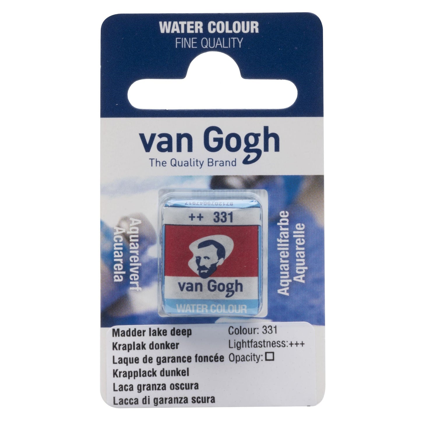 AQUARELA TALENS VAN GOGH HALF PAN 331 MADDER LAKE DEEP