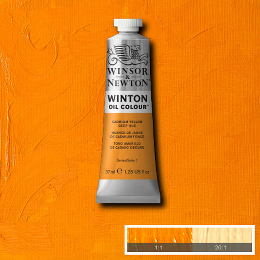 OLEO WINSOR NEWTON WINTON 37ML 115 CADMIUM YELLOW DEEP HUE