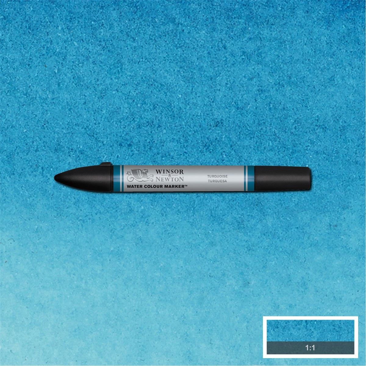 MARCADOR WINSOR NEWTON WATERCOLOUR 654 TURQUOISE