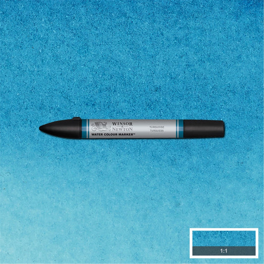 MARCADOR WINSOR NEWTON WATERCOLOUR 654 TURQUOISE