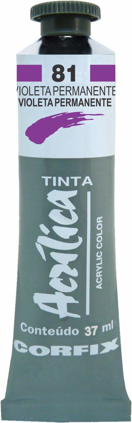 ACRILICA CORFIX 37ML 81 VIOLETA PERMANENTE