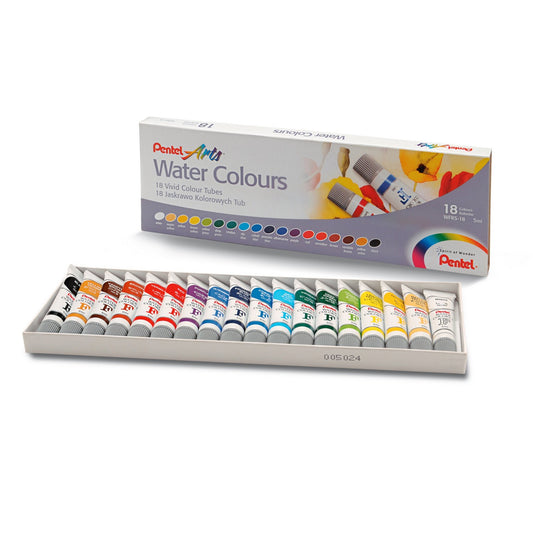 ESTOJO AQUARELA PENTEL ARTS 18 CORES