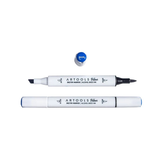 MARCADOR ARTOOLS PICTOM PONTA DUPLA NAPOLEON BLUE (B028)