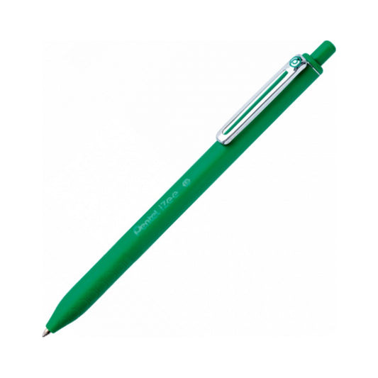 CANETA ESFEROGRAFICA PENTEL RETRATIL IZEE 1,0mm VERDE