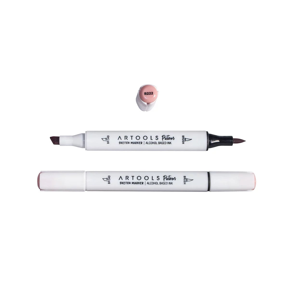 MARCADOR ARTOOLS PICTOM PONTA DUPLA TAN (R222)