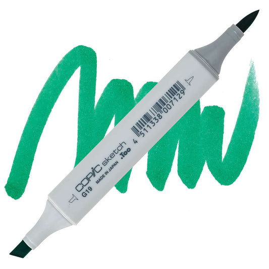 MARCADOR COPIC SKETCH G19 BRIGHT PARROT GREEN