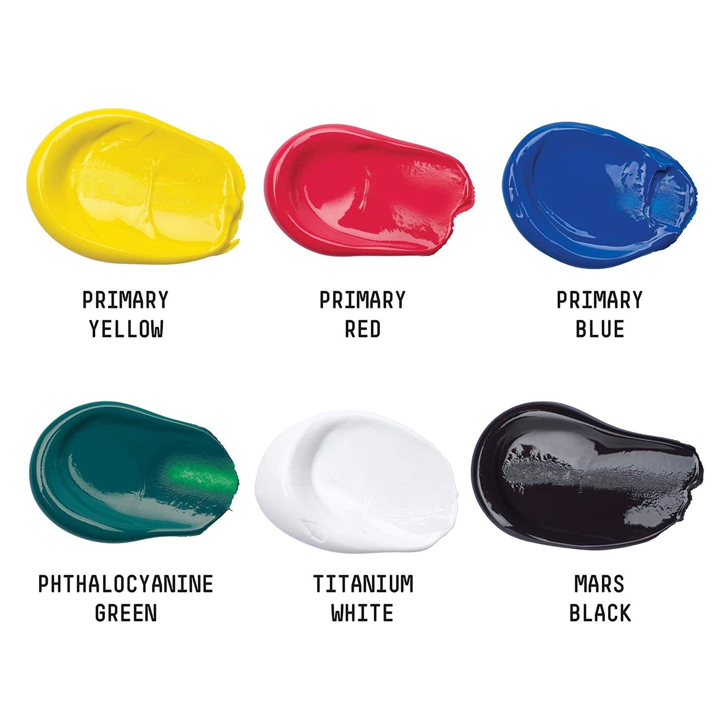 ESTOJO ACRILICA LIQUITEX BASICS 06 CORES 118ML