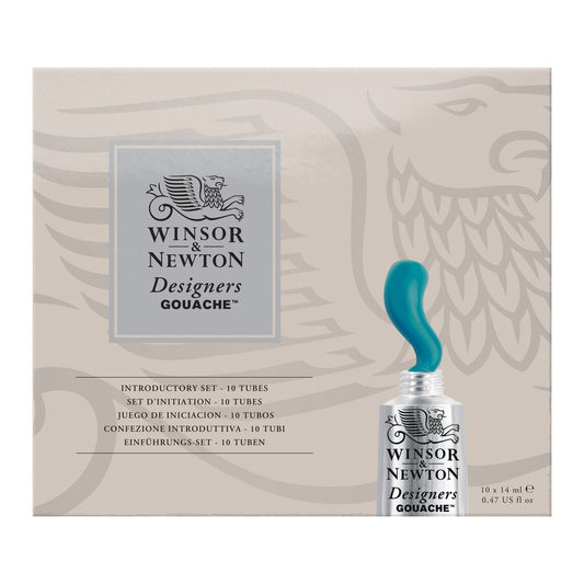 ESTOJO GOUACHE WINSOR NEWTON DESIGNERS 10 CORES 14ml