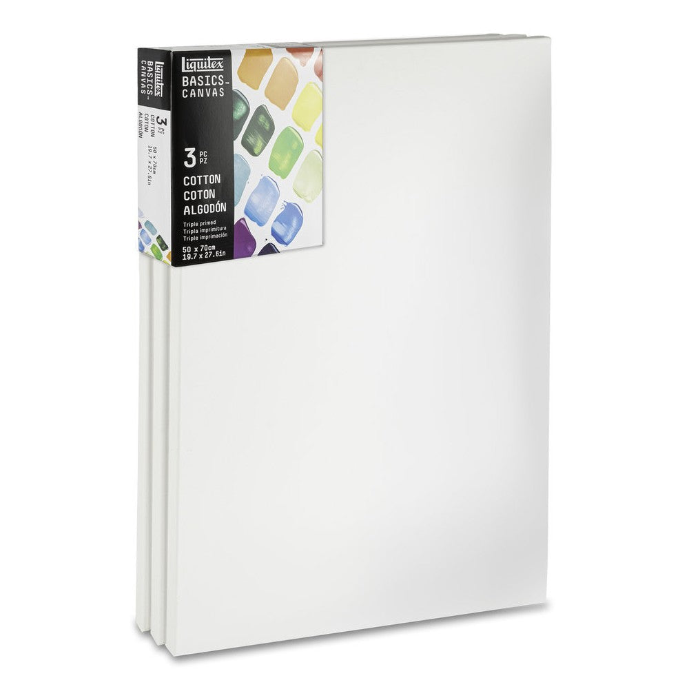 TELA LIQUITEX BASICS SET 50x70cm COM 03 UNIDADES