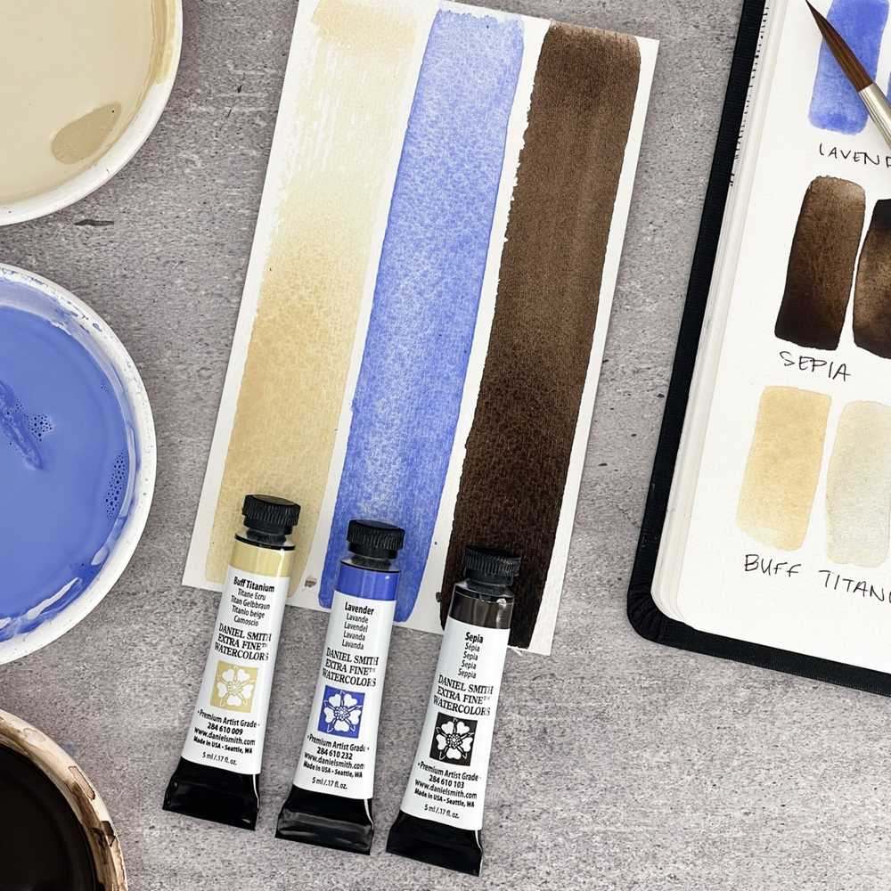 ESTOJO AQUARELA DANIEL SMITH 5ml 03 TUBOS 5ml - ARCHITECTURAL