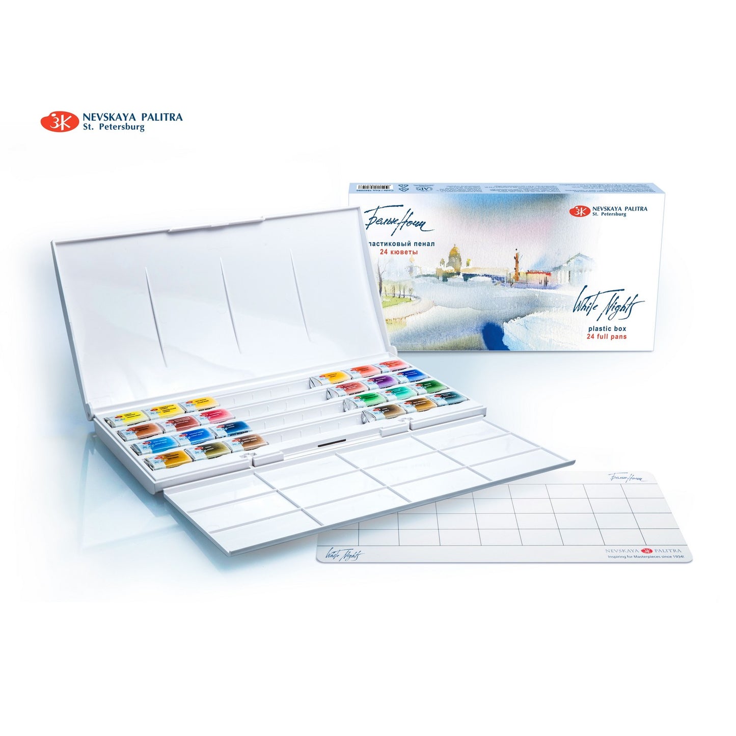 ESTOJO AQUARELA WHITE NIGHTS 24 PANS 1942090