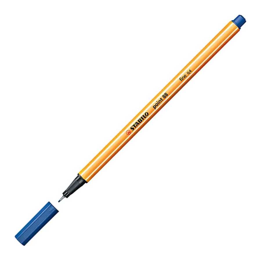CANETA STABILO POINT 88 AZUL MARINHO