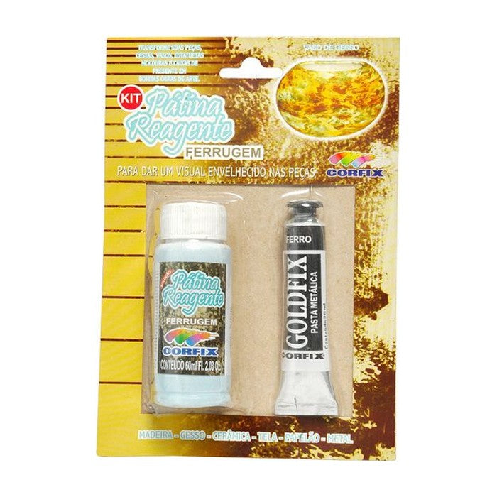 KIT PATINA REAGENTE CORFIX FERRUGEM