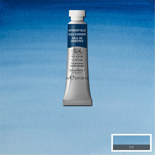 AQUARELA WINSOR NEWTON ARTISTS 5ml 010 ANTWERP BLUE S1