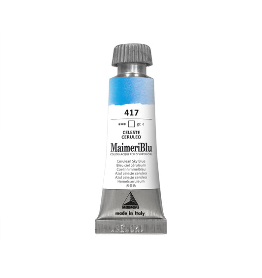 AQUARELA MAIMERIBLU ARTISTS 417 CERULEAN SKY BLUE 12ML S4