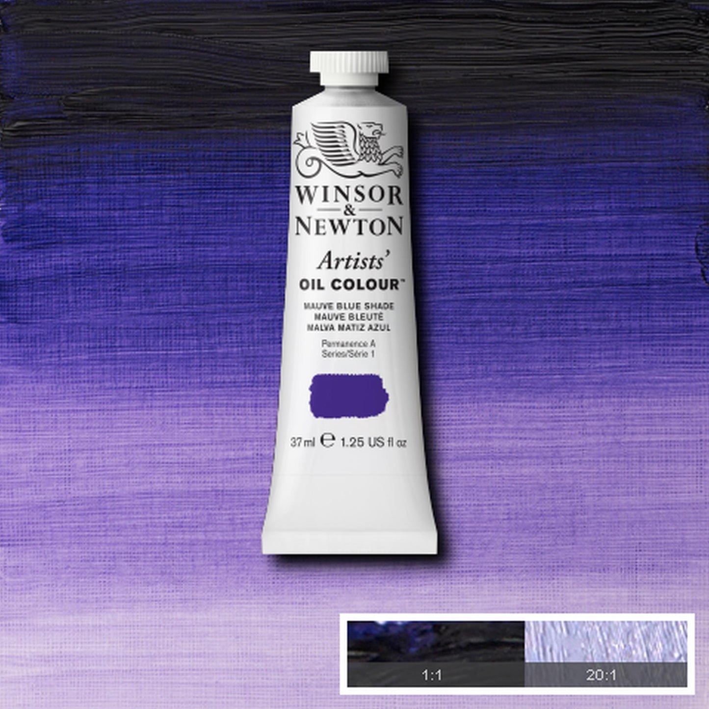 OLEO WINSOR NEWTON ARTISTS 037ML 400 MAUVE BLUE SHADE S1