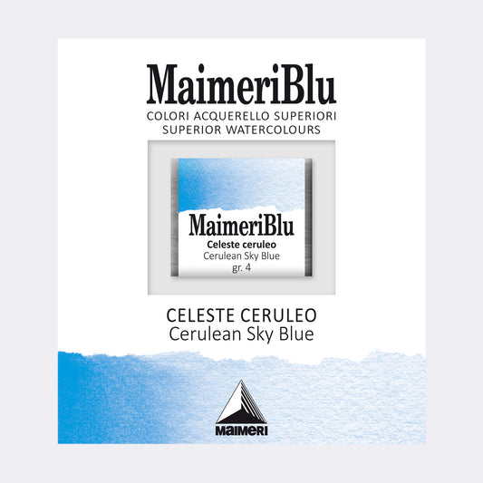 AQUARELA MAIMERIBLU ARTISTS HALF PAN 417 CERULEAN SKY BLUE