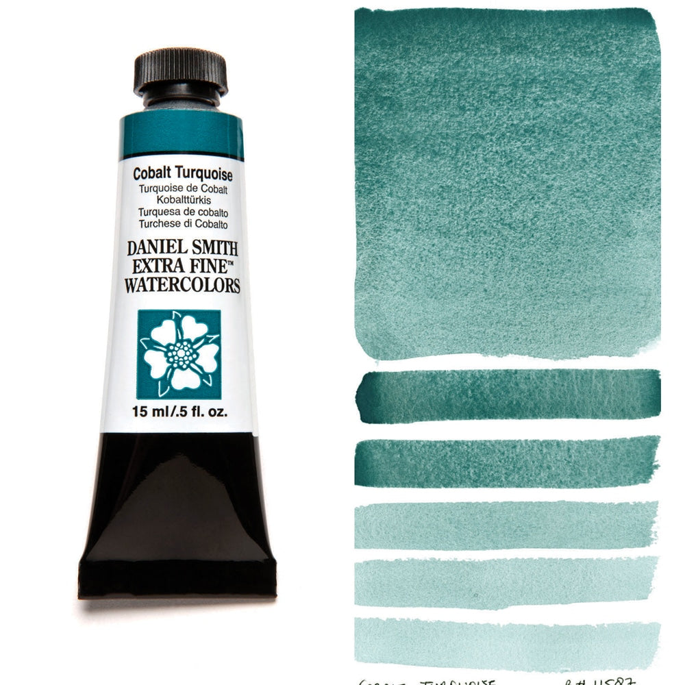 AQUARELA DANIEL SMITH 15ml EXTRA FINE Cobalt Turquoise 029