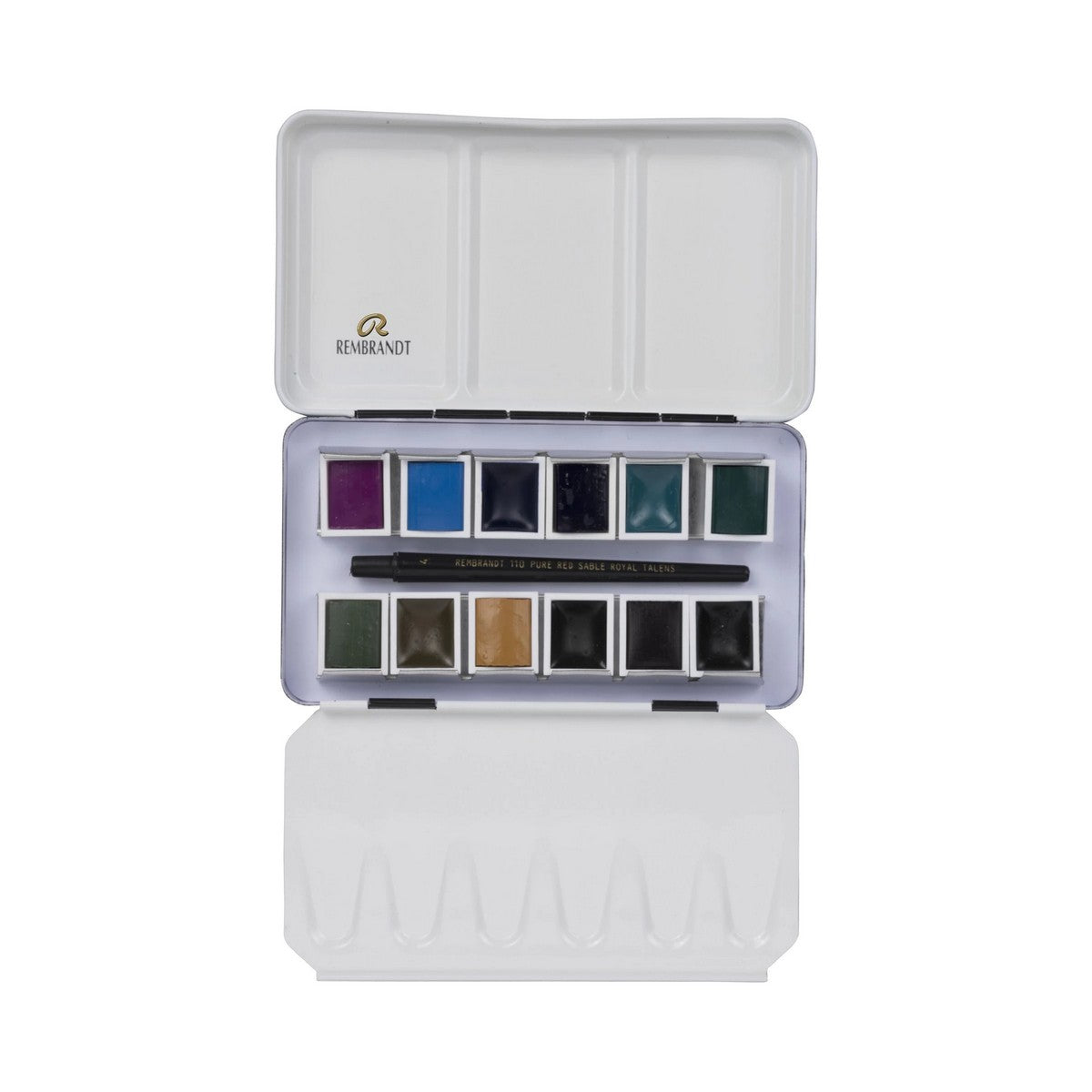 ESTOJO AQUARELA TALENS REMBRANDT 12 HALF GRANULADAS + BRUSH