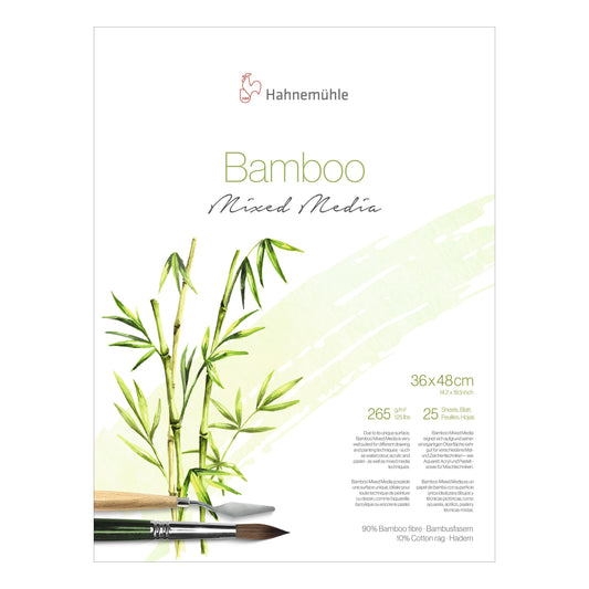 BLOCO HAHNEMUHLE BAMBOO 265g/m2 36X48 25 FOLHAS