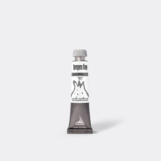 GOUACHE TEMPERA FINE MAIMERI 20ML 003 SILVER