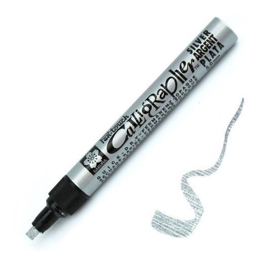 CANETA SAKURA PEN TOUCH 5,0MM CALLIGRAPHER PRATA